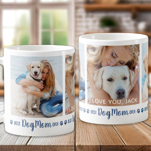 Hund Personalisiert 3 Foto Hunde Mama Kaffeetasse