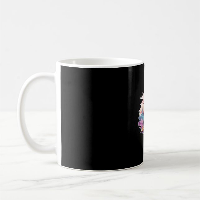 Hund Pink Halloween Kaffeetasse (Links)