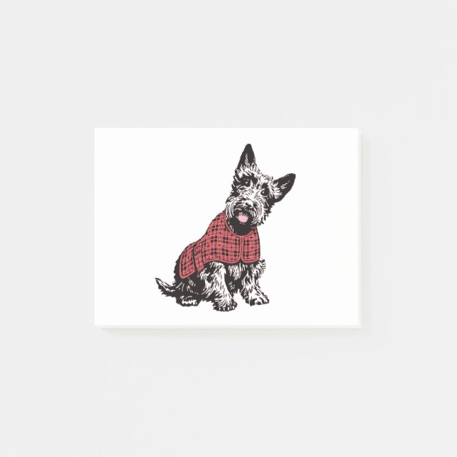 Hund Post-it Klebezettel (Vorderseite)