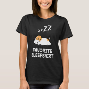 Hund Russel Terrier Hunde Nickerchen Schlafen Schl T-Shirt