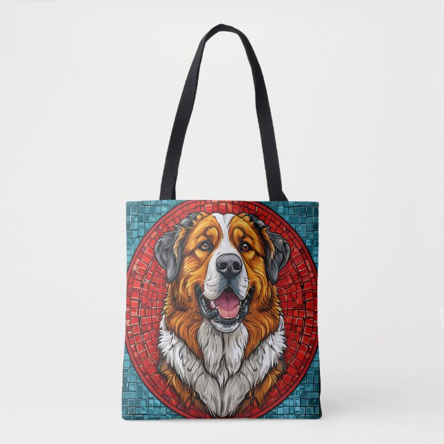 Hund Saint Bernard Tasche (Vorderseite)