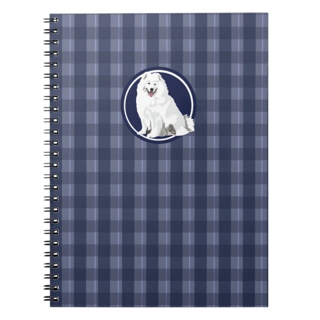 Hund Samoyed Notizblock (Vorderseite)