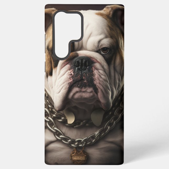 Hund - Samsung Phone Case - Bulldog Galaxy Hülle (Rückseite)