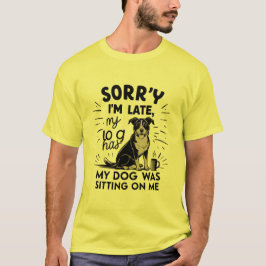 Hund saß auf mir T-Shirt
