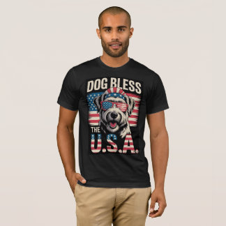 Hund segne die USA T-Shirt