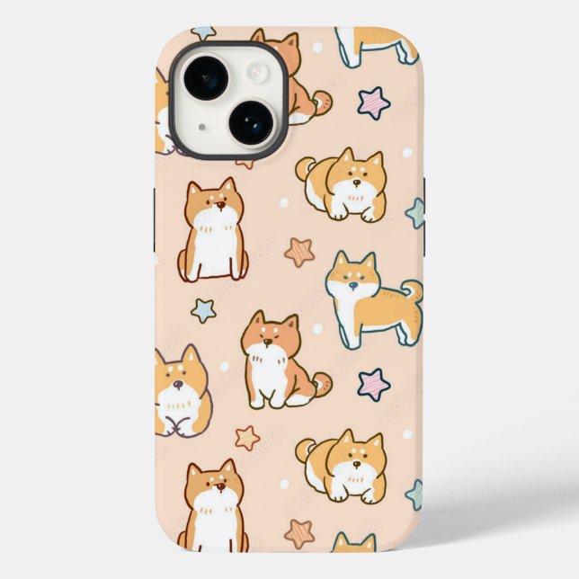 Hund Shiba inu Case-Mate iPhone 14 Hülle (Rückseite)