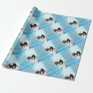 Hund Shih Tzu - Nan-Gedicht Geschenkpapier