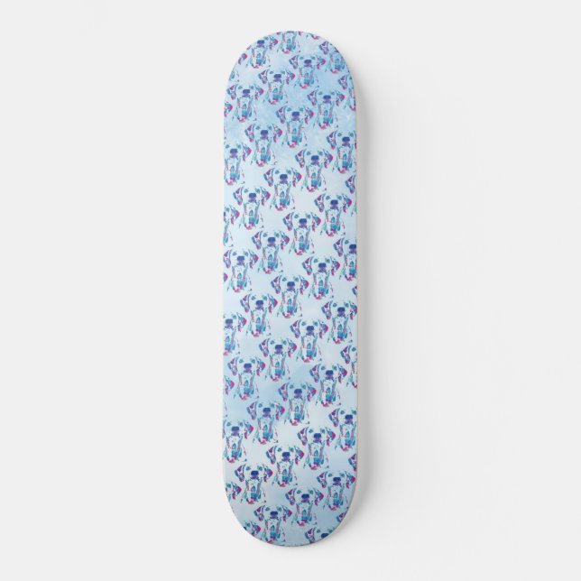 Hund Skateboard (Vorderseite)