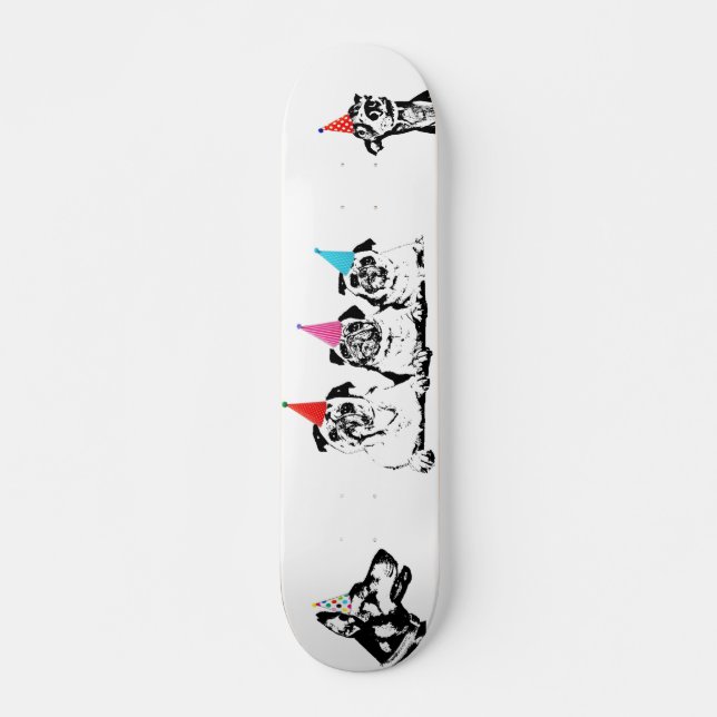 Hund Skateboard (Vorne)
