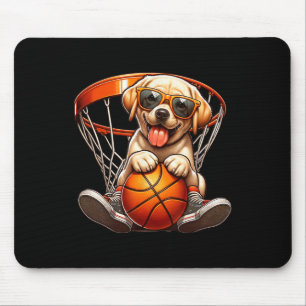 Hund spielt Skelett-Kostüm Sportsfreunde Hunde spi Mousepad