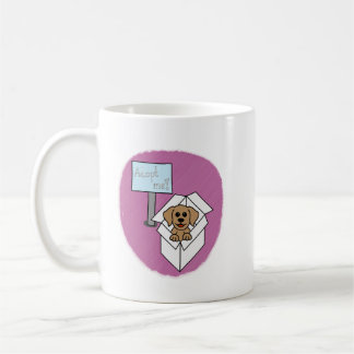 Hund sucht Zuhause Kaffeetasse