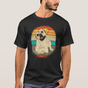 Hund Süß Tier Haustier Hund Besitzer Retro Puggle T-Shirt