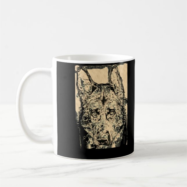 Hund Tasse k9 (Links)