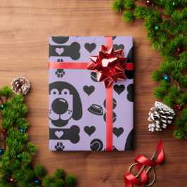 Hund Themed Geschenk Geschenkpapier