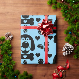 Hund Themed Geschenk Geschenkpapier