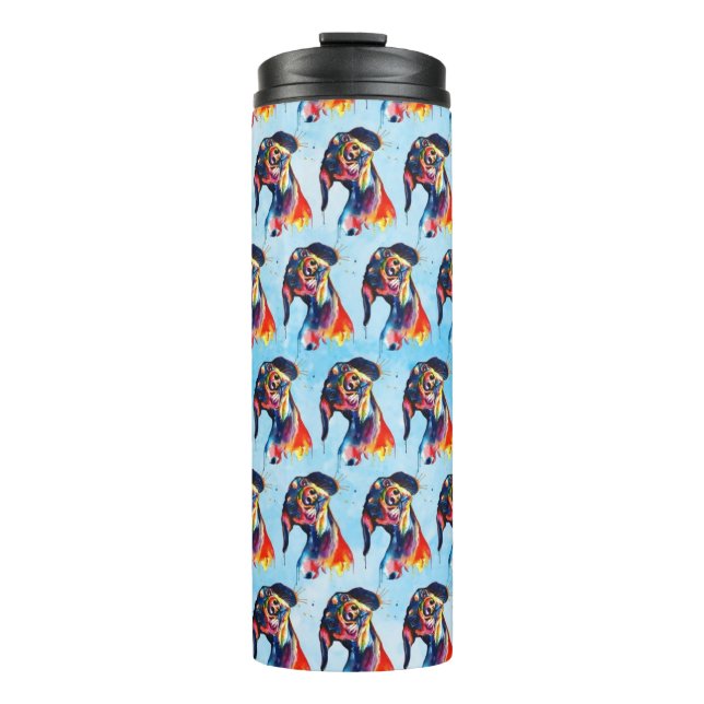 Hund Thermosbecher (Vorderseite)