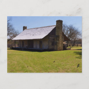 Hund-Trab Kabine Postkarte