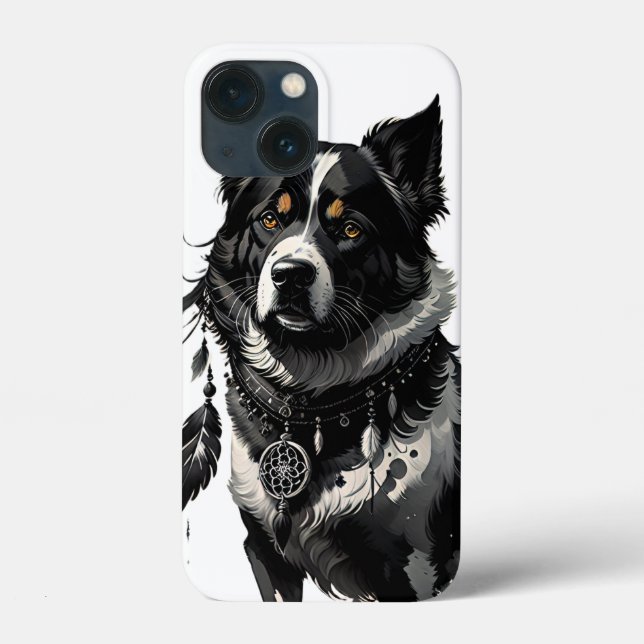 Hund, Träumer, Amulet, Talisman, Case-Mate iPhone Hülle (Rückseite)