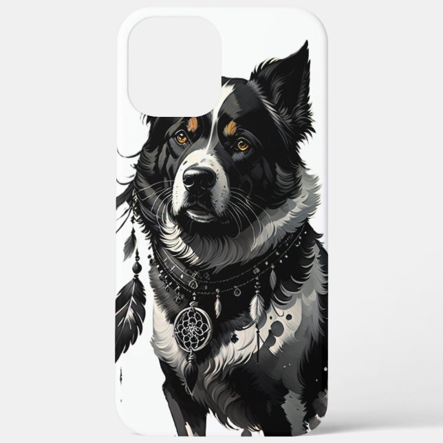 Hund, Träumer, Amulet, Talisman, Case-Mate iPhone Hülle (Rückseite)