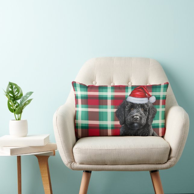 Hund über Weihnachten Labradoodle und Urlaub Karie Lendenkissen (Stuhl )