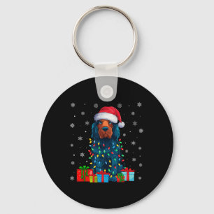 Hund Ugly Xmas leichte Weihnachtsmannmütze Portugi Schlüsselanhänger