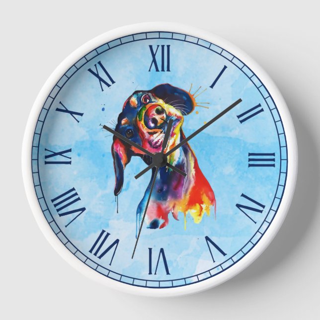 Hund Uhr (Vorderseite)