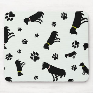 Hund- und Abdrücke mousepad
