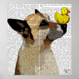 Hund und Ente Poster