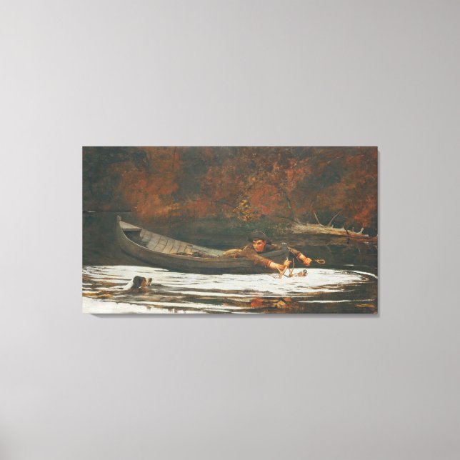 Hund und Hunter, 1892 (Öl auf Leinwand) Leinwanddruck (Vorderseite)