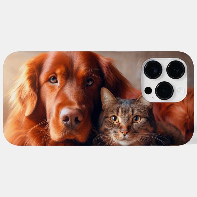 Hund und Katze Case-Mate iPhone 14 Pro Max Hülle (Rückseite (Horizontal))