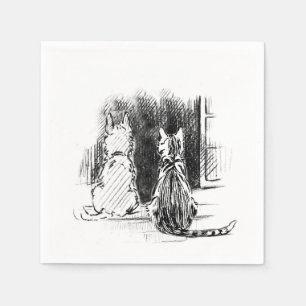 Hund- und Katzen-Aussichtfenster, Beileid für Hau Serviette
