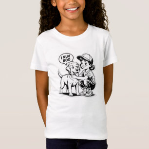 HUND UND MÄDCHEN T-Shirt