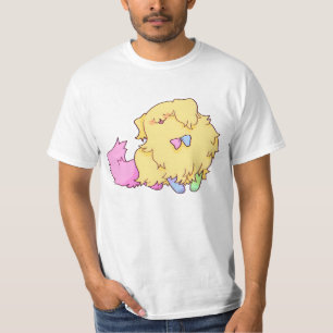 Hund- und Puppykatzenwagen T-Shirt