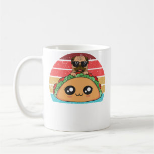 Hund und Taco Pug Kaffeetasse