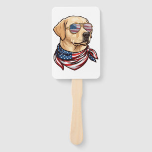 Hund Usa Flag Sonnenbrille Bandana Fächer