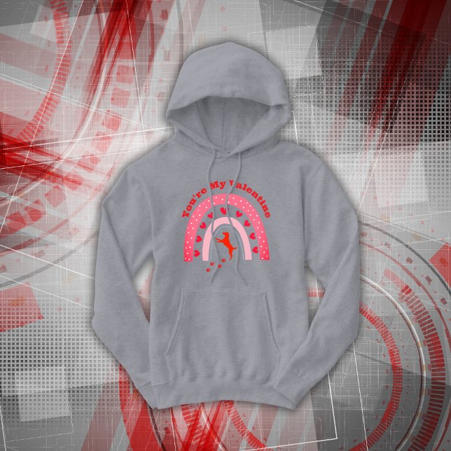 Hund Valentine - Du bist mein Valentin | Hoodie (Von Creator hochgeladen)