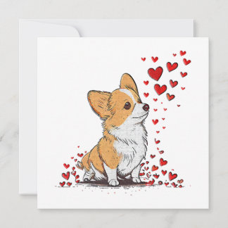 Hund Valentine Niedlich Corgi Valentine s Day
