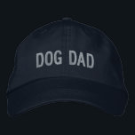 Hund-Vater| Cooler Typ Bestickte Baseballkappe<br><div class="desc">Sie haben Liebe und kümmern sich um sie wie Kinder, und sie geben Ihnen bedingungslose Liebe im Gegenzug. Du bist ein Hundedad und das ist das Beste, was dir je passiert ist. Ein phantastischer Baseballdeckel für den Typ, der Hund ist sein Baby . Dieser coole bestickte Hut ist das perfekte...</div>