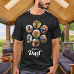 Hund VATER Personalisiert Tier Foto Collage Hund L T-Shirt<br><div class="desc">Hunde Vater ... Überraschen Sie Ihren Lieblingshund Vater diesen Vatertag , Weihnachten oder seinen Geburtstag mit diesem super niedlichen Haustier Foto T - Shirt. Passen Sie das Shirt des Hundes mit den Lieblings-Fotos Ihres Hundes an, und nennen Sie es. Dieses Shirt ist ein Muss für Hundeliebhaber und Hundewelpen! Großartiges Geschenk...</div>