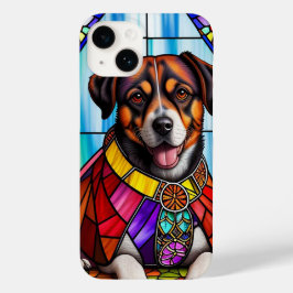 Hund verziert in farbenfrohen Collar Case-Mate iPhone 14 Hülle