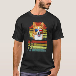 Hund Vintage Beste Corgi-Mutter Aller Muttertag We T-Shirt