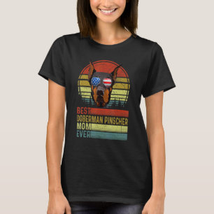 Hund Vintage Beste Dobermann Pinscher Mutter Aller T-Shirt