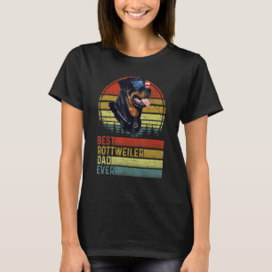 Hund Vintage Bester Rottweiler Vater Aller Tag Vat T-Shirt
