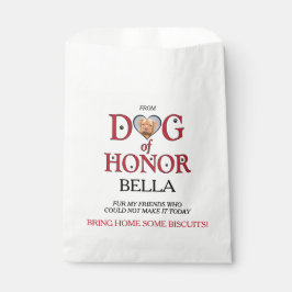Hund von Ehre, Rotes Herz, Gönnertaschen Geschenktütchen