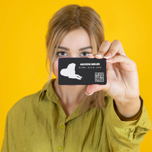 Hund Walking Hund Sitter QR Visitenkarte