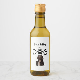 Hund Weinetikett