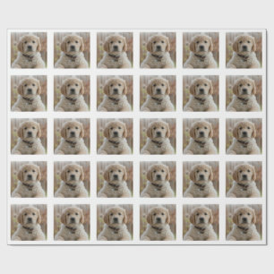 HUND WELPE FOTO NAME BONE BESTER HUND MUTTER VATER GESCHENKPAPIER