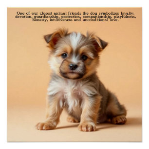 Hund/Welpe Poster