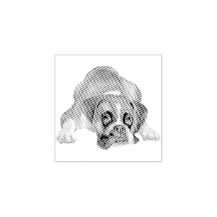 Hund Welpe Süßestes Baby Boxer Gummistempel