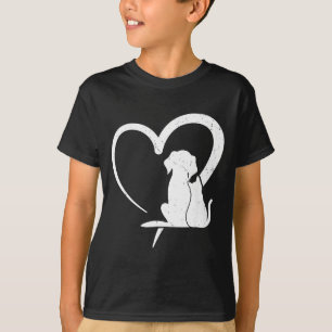 Hund Welpe und Babykatze Herz für Haustiere Tierli T-Shirt